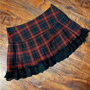 Dolls Kill plaid skirt